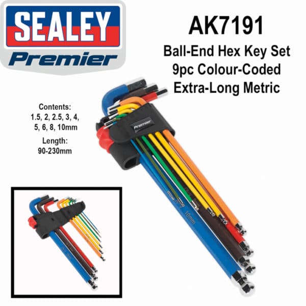 AK7191 Ball-End Hex Key