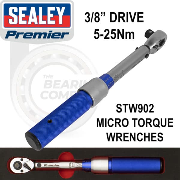 Torque Wrench Micrometer 3/8"Sq Drive 5-25Nm - Calibrated