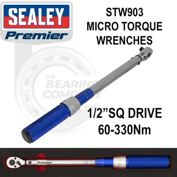 Torque Wrench Micrometer 3/8"Sq Drive 20-120Nm - Calibrated
