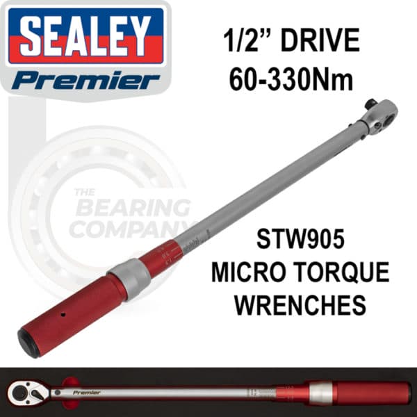 Torque Wrench Micrometer 1/2"Sq Drive 60-330Nm - Calibrated